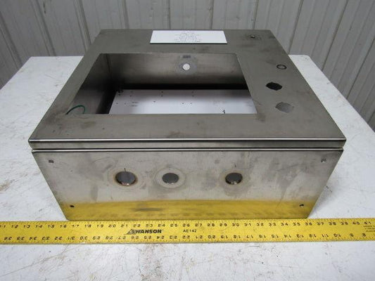 Hoffman CSD20208SS 20x20x8" Stainless Steel Electrical Enclosure W/Backplate