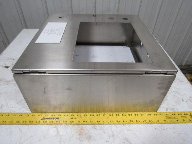 Hoffman CSD20208SS 20x20x8" Stainless Steel Electrical Enclosure W/Backplate