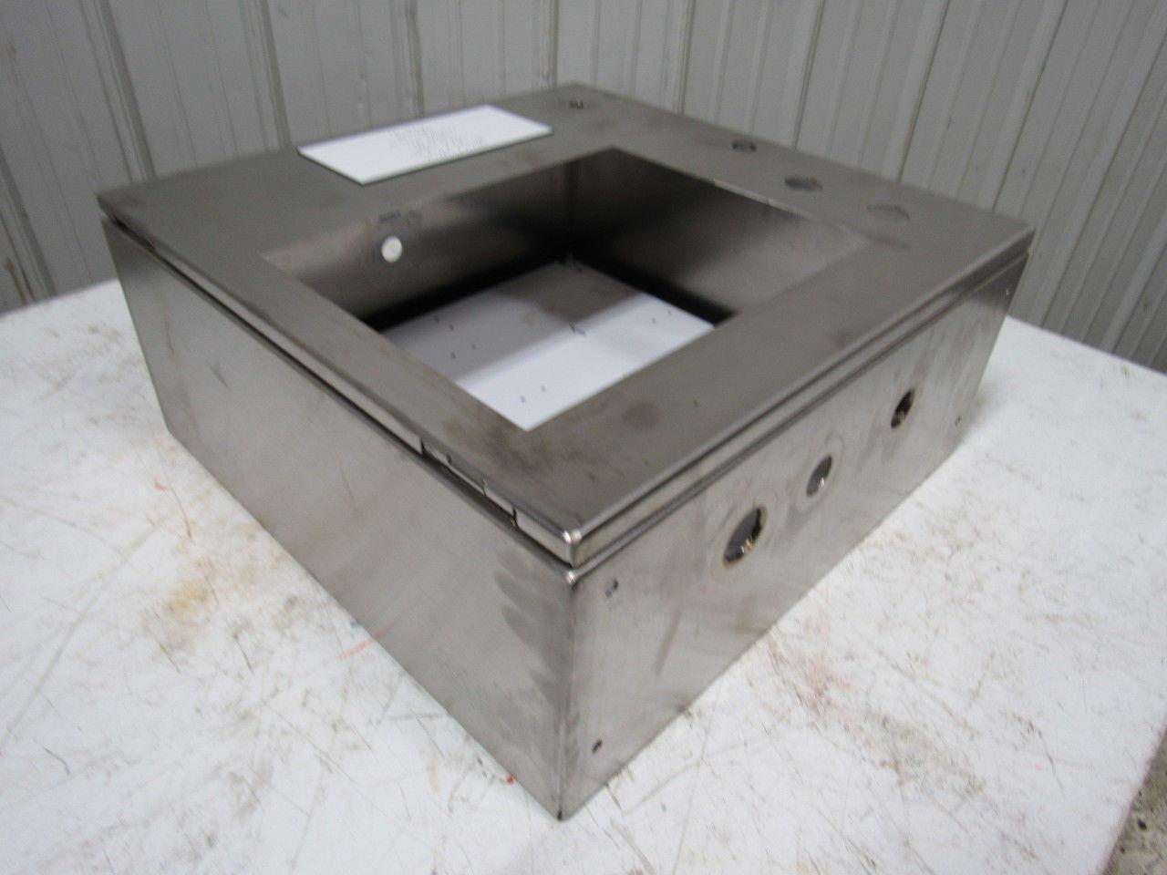 Hoffman CSD20208SS 20x20x8" Stainless Steel Electrical Enclosure W/Backplate