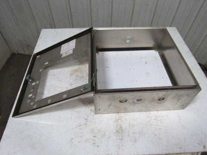 Hoffman CSD20208SS 20x20x8" Stainless Steel Electrical Enclosure W/Backplate