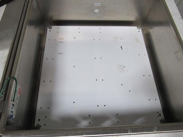 Hoffman CSD20208SS 20x20x8" Stainless Steel Electrical Enclosure W/Backplate