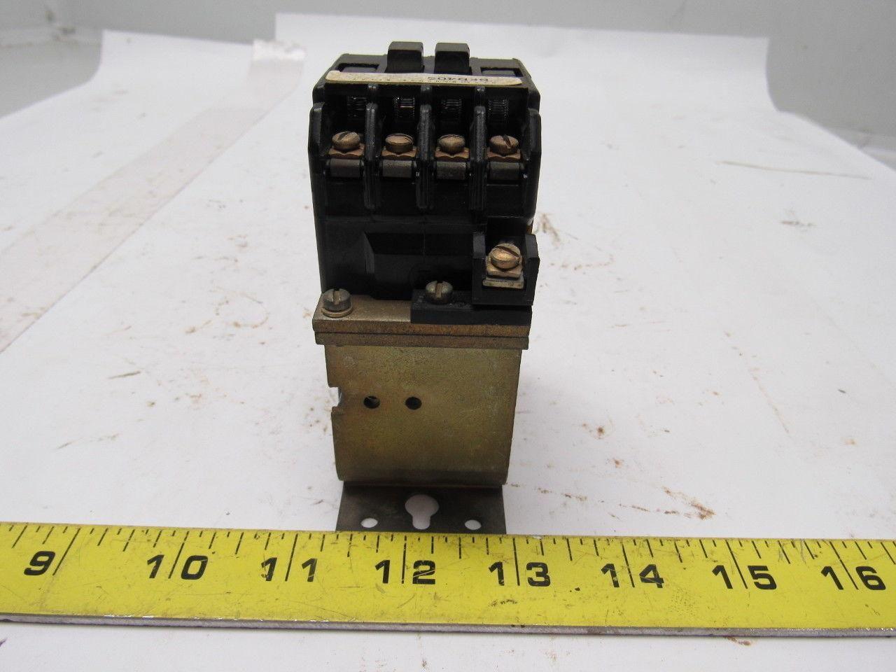 Westinghouse BFD40S BFD Control Relay 300 V Fixed Contacts 120 V Coil 4 NO Poles