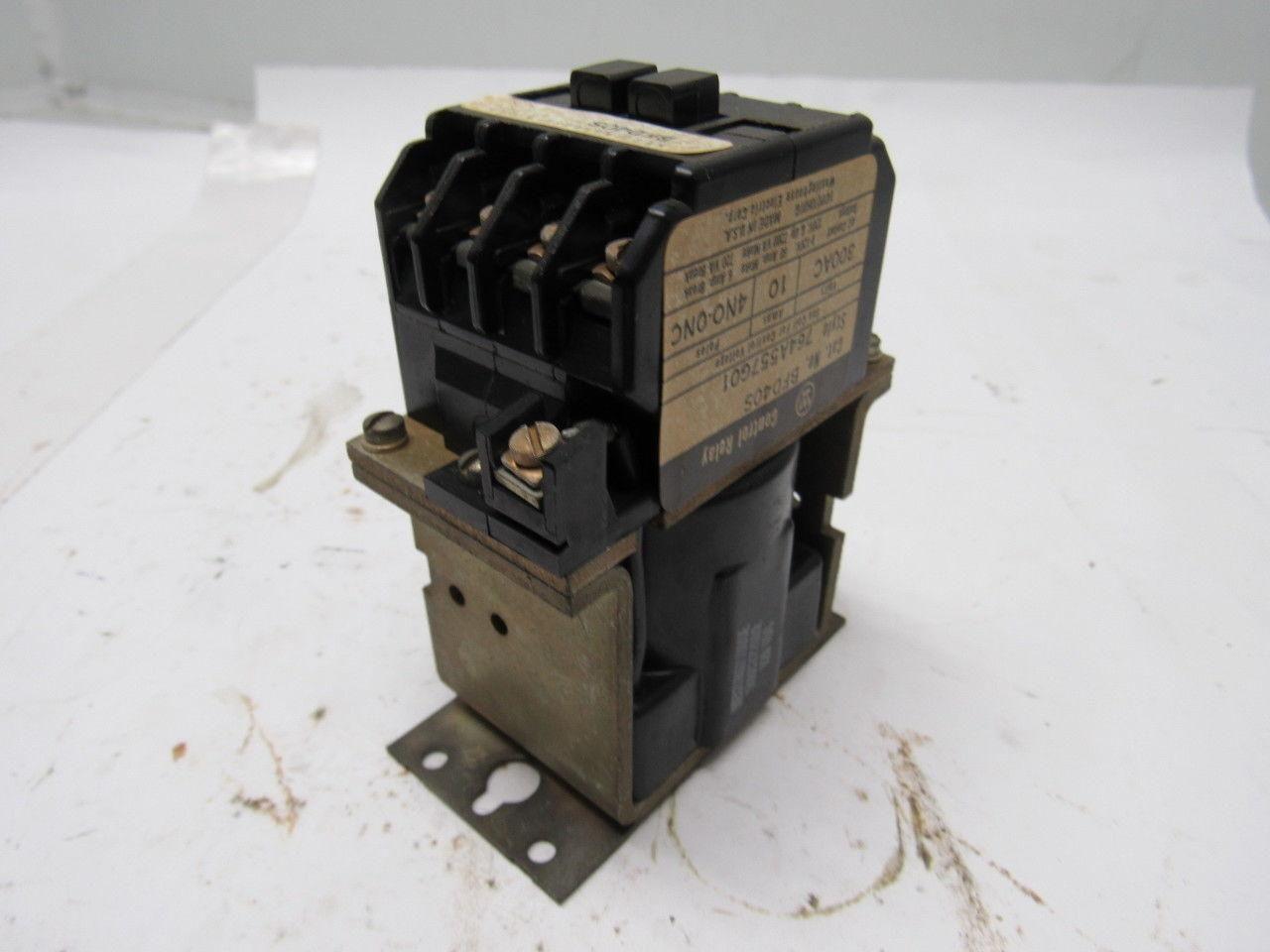Westinghouse BFD40S BFD Control Relay 300 V Fixed Contacts 120 V Coil 4 NO Poles