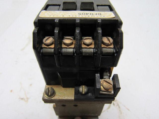 Westinghouse BFD40S BFD Control Relay 300 V Fixed Contacts 120 V Coil 4 NO Poles