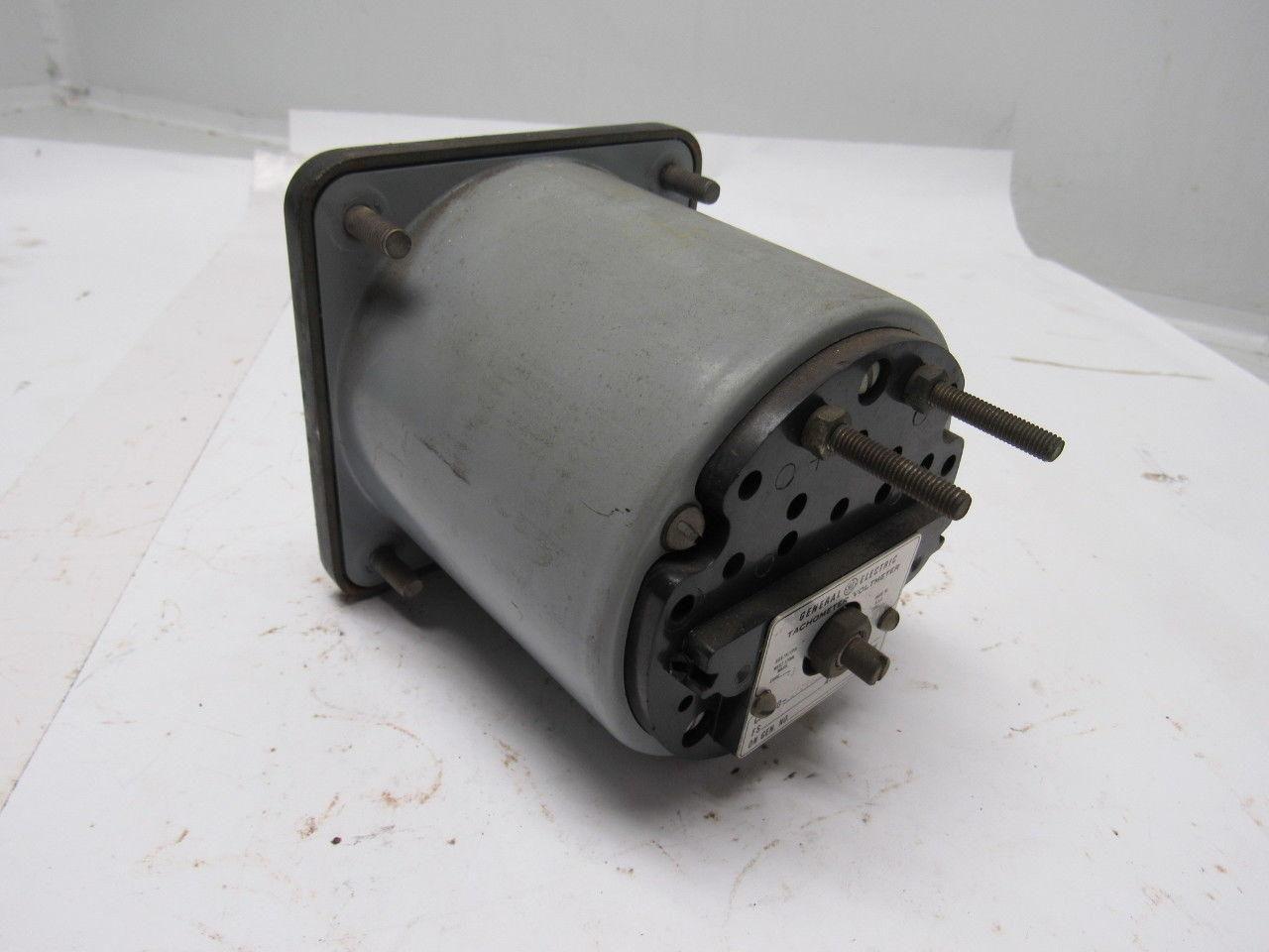 GE General Electric DB-18 Panel Mount Tachometer Voltmeter -25-+25 RPM