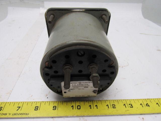GE General Electric DB-30 105111GZSJ1JDB Panel Meter D-C Ammeter 10 MA 0-600 RPM
