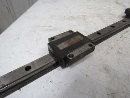Cincinnati Milacron Sabre 750 X Axis Linear Rail & Bearing Blocks 56" OAL