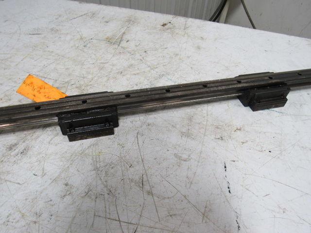 Cincinnati Milacron Sabre 750 X Axis Linear Rail & Bearing Blocks 56" OAL