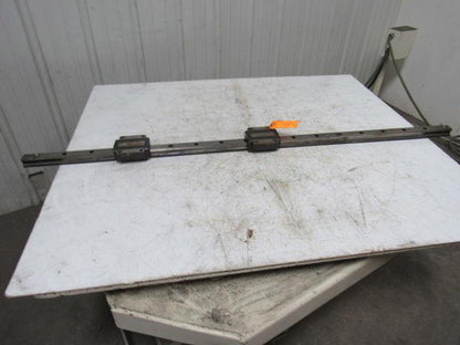 Cincinnati Milacron Sabre 750 X Axis Linear Rail & Bearing Blocks 56" OAL
