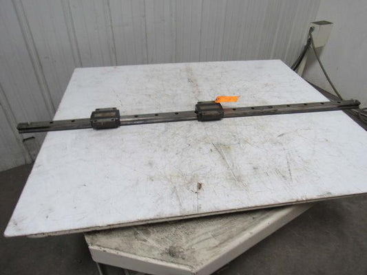 Cincinnati Milacron Sabre 750 X Axis Linear Rail & Bearing Blocks 56" OAL
