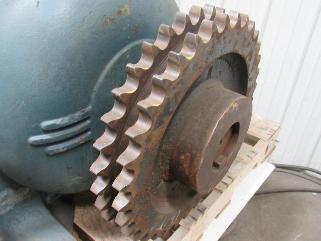 Large In-Line Gear Box speed Reducer 240:1 Ratio 3-3/4" Output 1-7/8" Input