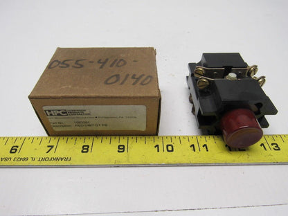 HPC Homewood Products Corp. 1083261 Red Pushbutton Unit N.O./N.C. Lot of 2