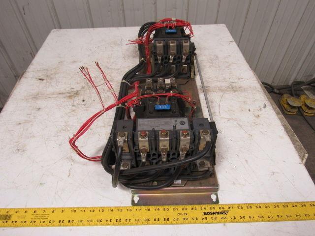 A-B Allen Bradley 520VF-EOD-XXX Series B Two Speed Starter 100HP Size 4