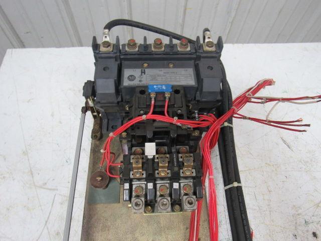 A-B Allen Bradley 520VF-EOD-XXX Series B Two Speed Starter 100HP Size 4