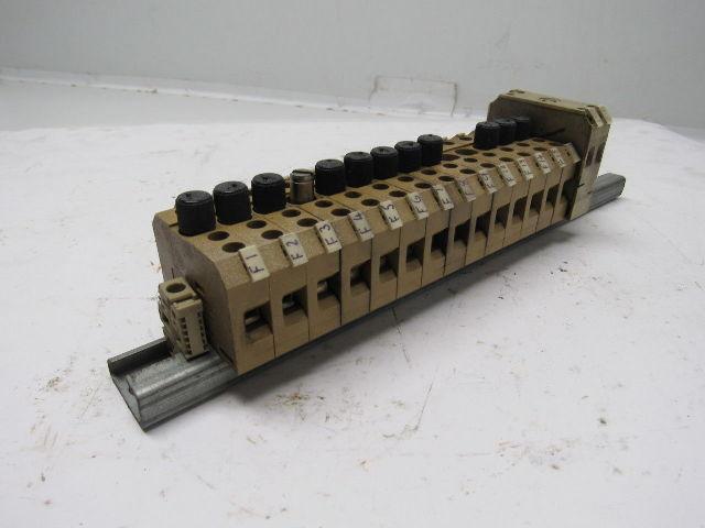 Klippon SAK S3/32 Terminal Block Din Rail Mount Connector Fuse Lot of 29 Blocks