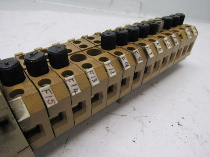Klippon SAK S3/32 Terminal Block Din Rail Mount Connector Fuse Lot of 29 Blocks