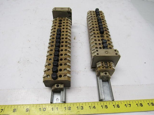 Klippon SAK S3/32 Terminal Block Din Rail Mount Connector Fuse Lot of 29 Blocks