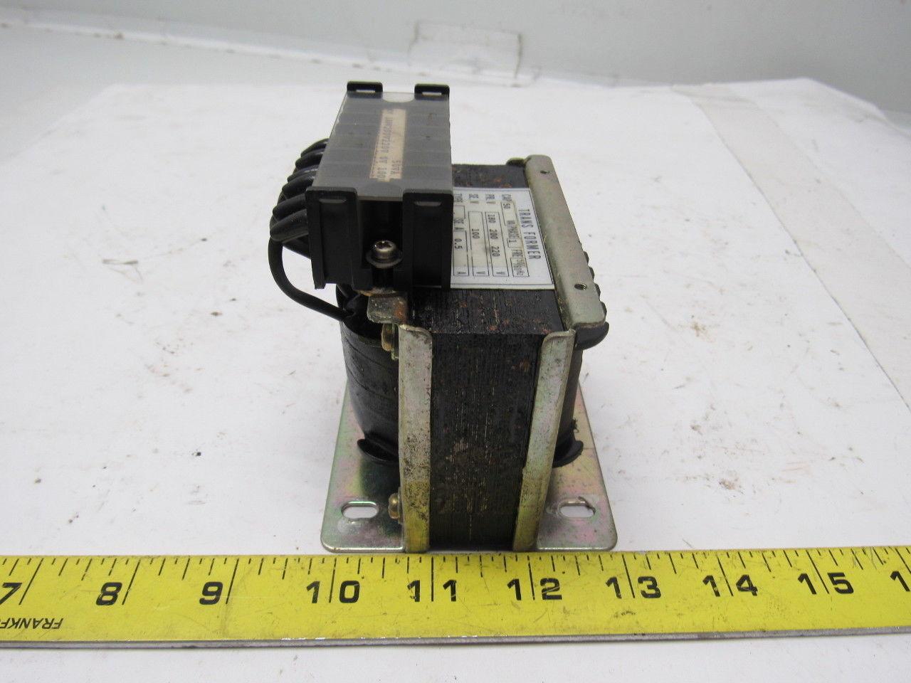 Transformer 50VA 180-200-220V Primary 100V Secondary 1PH 50/60Hz