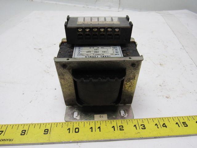Transformer 50VA 180-200-220V Primary 100V Secondary 1PH 50/60Hz