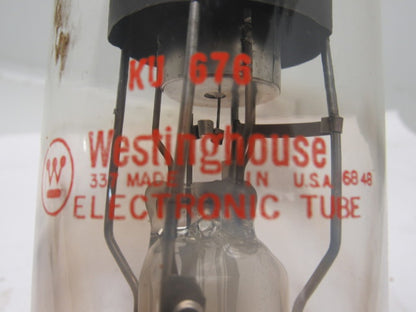 Westinghouse KU676 Circa 1940 Vintage Steampunk Thyratron Electronic Tube