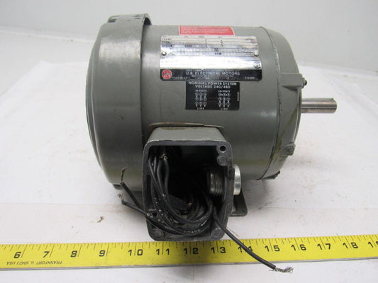 US Motors F-4835-04-274 1/3HP 3PH 230/460V 1145RPM Electric Motor
