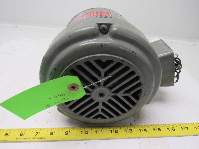 US Motors F-4835-04-274 1/3HP 3PH 230/460V 1145RPM Electric Motor