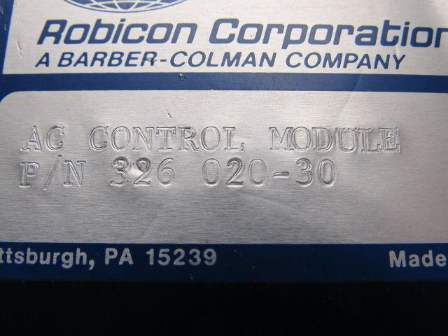 Robicon 326 020-30 AC Control Module Relay Bank