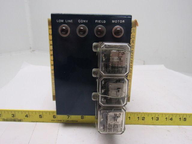 Robicon 326 020-30 AC Control Module Relay Bank