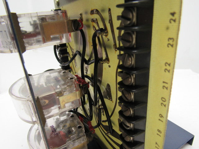 Robicon 326 008-31 Meter Module DCD, DCF 240V Analog Ammeter Bank
