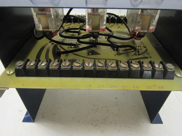 Robicon 326 008-31 Meter Module DCD, DCF 240V Analog Ammeter Bank