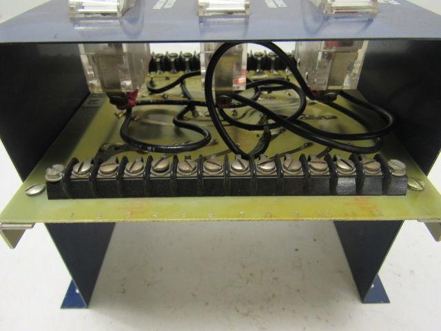 Robicon 326 008-31 Meter Module DCD, DCF 240V Analog Ammeter Bank