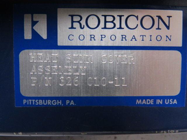Robicon 326 010-11 Heat Sink Cover Ass'y Power Converter Module Output Ammeter