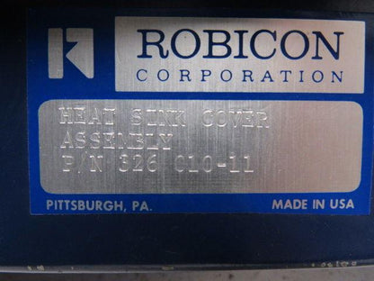 Robicon 326 010-11 Heat Sink Cover Ass'y Power Converter Module Output Ammeter