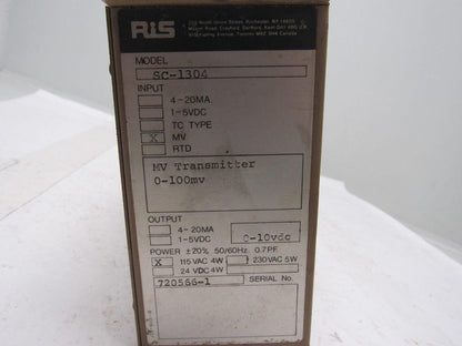 RIS SC-1304 Isolator MV Transmitter  0-100MV