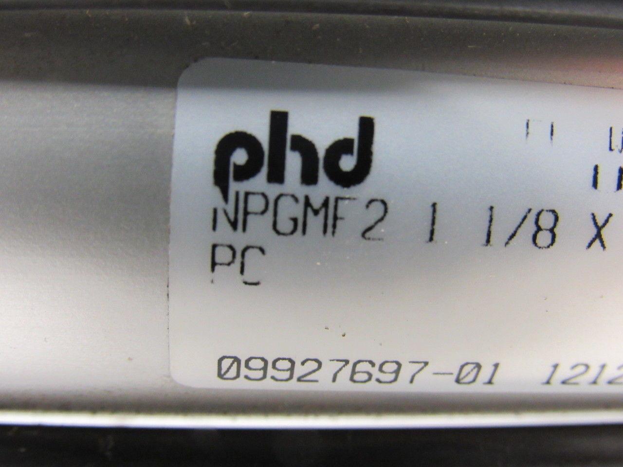 PHD NPGMF2 1-1/8" x 2" -B- Pneumatic Air Cylinder 1-1/8" Bore 2" stroke