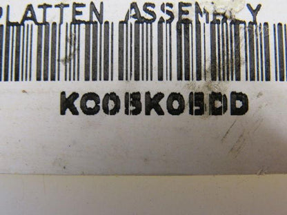 KOOBKOBDD Platten Assembly 11-3/4" OAL