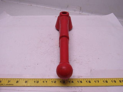 Asahi America Large Ball Lever Valve Handle 18mm Square 14-1/2" OAL