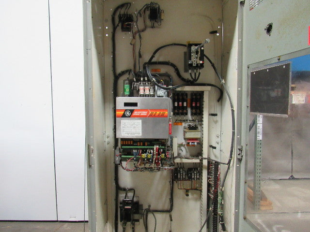 GE 7VNES030CD08 75HP Adjustable Speed AC Drive System In Cabinet 500V 127A