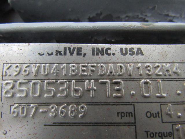 SEW-EURODRIVE K96VU41BEFDADV132M4 Variable Speed Drive 4.9-30RPM 460V 3ph