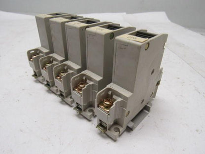 Mitsubishi Electric CP30-BA 1 Pole 10A Circuit Protector Din Rail Mount Lot of 5