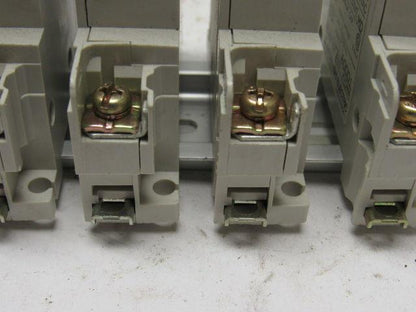 Mitsubishi Electric CP30-BA 1 Pole 10A Circuit Protector Din Rail Mount Lot of 5