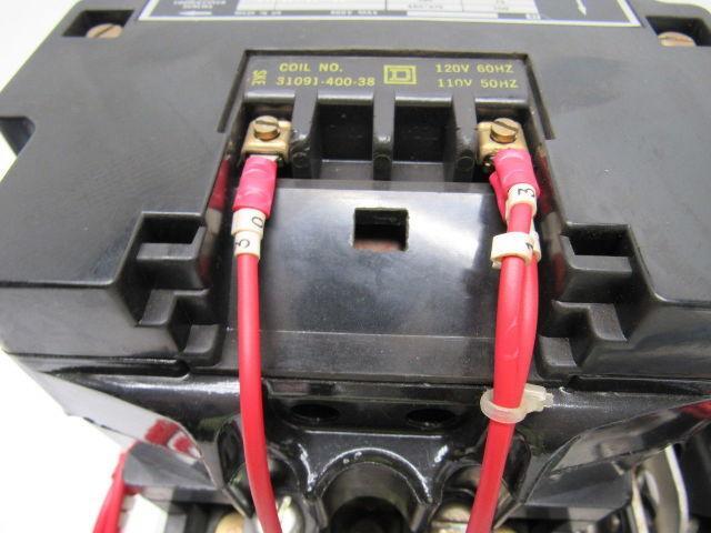 square d ES31091-507-52 Reversing Starter Size 4  100Hp 120V Coil