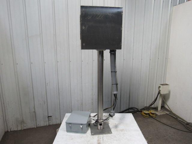 ARISTA STRONGARM ADM-1817AP Operator Interface & S.S. Pedestal Complete Unit