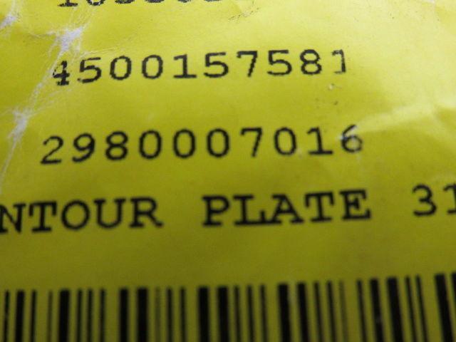 Milton Roy 2980-007-016 Pump SS Contour Plate 2.5" OD X 0.115" Thick