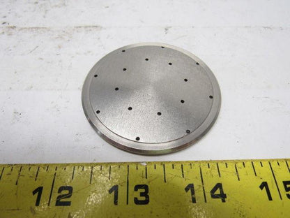 Milton Roy 2980-007-016 Pump SS Contour Plate 2.5" OD X 0.115" Thick