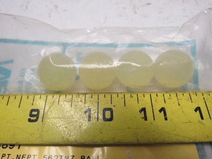 Neptune 562TN7 Polyurethane Valve Ball Pump Repair replacement Part Lot of 4