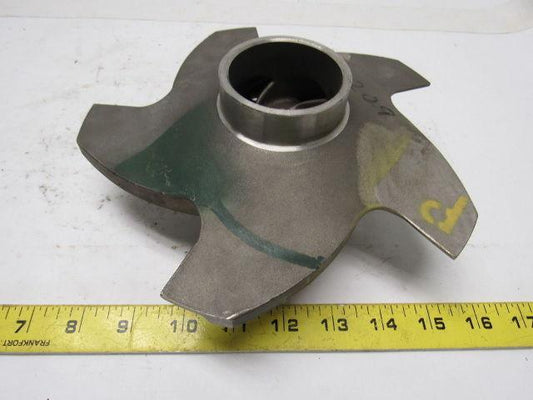 Flowserve  8 1/2" Pump Impeller Stainless Steel 5 Vane