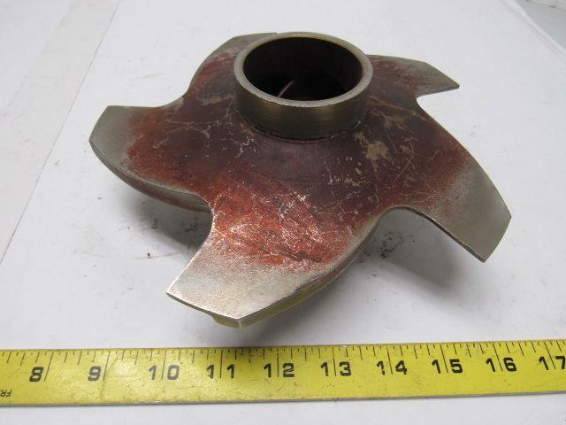 Flowserve  8 1/2" Pump Impeller Stainless Steel 5 Vane