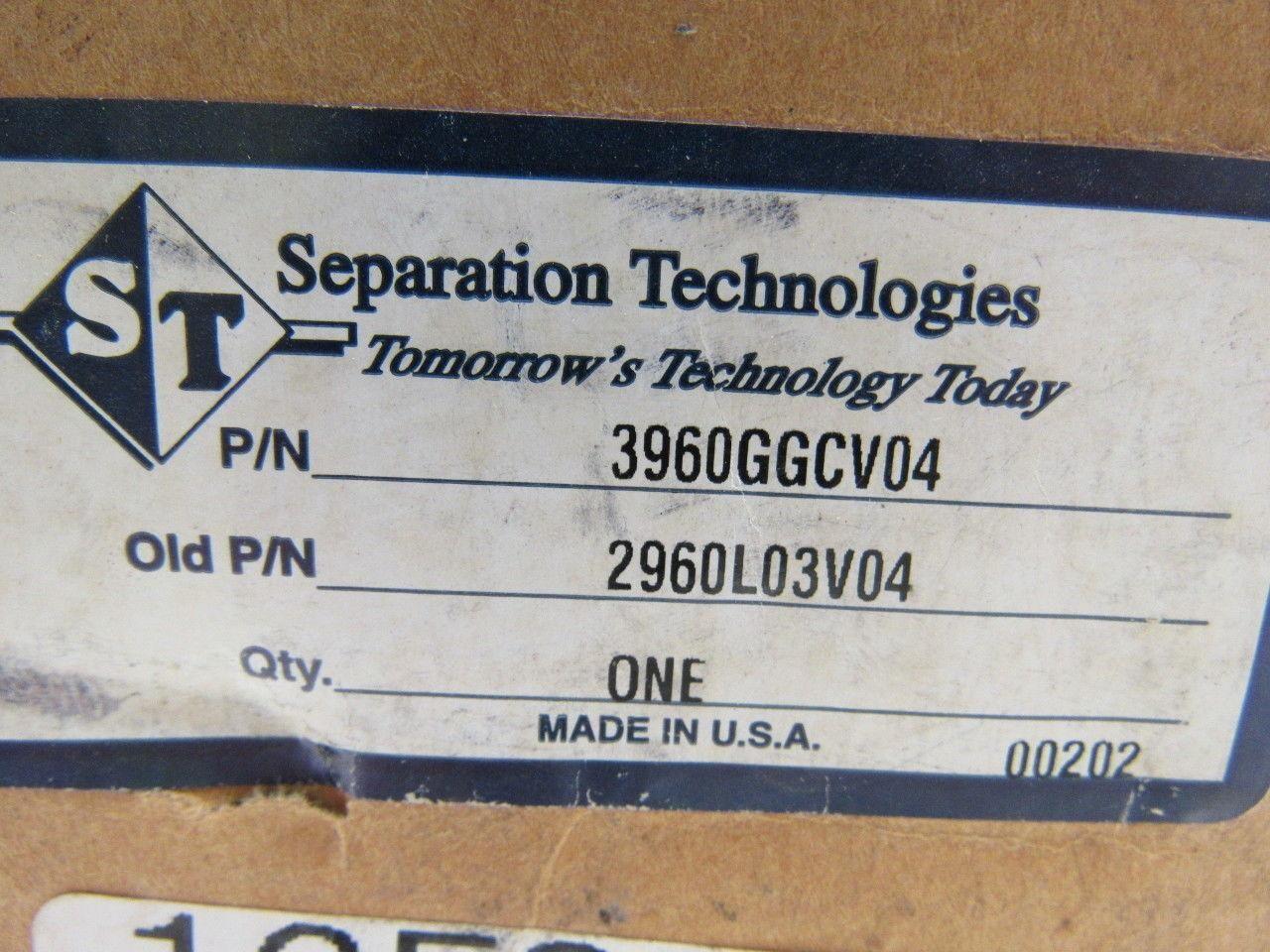 Separation Technologies 3960GGCV04 Hydraulic Oil Filter Element