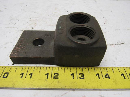 Square D 1 Hole Bronze Electrical Connector 2 Wire Terminal